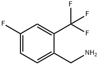 4-FLUORO-2-(TRIFLUOROMETHYL)BENZYLAMINE 구조식 이미지