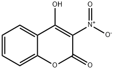 4-HYDROXY-3-NITROCOUMARIN Structure