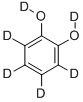 1,2-다이하이드록시벤질렌-D6 구조식 이미지