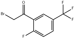 2-플루오로-5-(트리플루오로메틸)페나실브로마이드 구조식 이미지