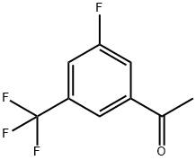 3'-FLUORO-5'-(TRIFLUOROMETHYL)ACETOPHENONE Structure
