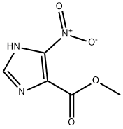1H-Imidazole-4-carboxylic acid, 5-nitro-, methyl ester 구조식 이미지
