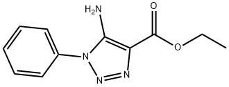 5-Amino-1-phenyl-1H-1,2,3-triazole-4-carboxylicacidethyl에스테르 구조식 이미지