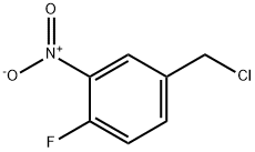 4-(클로로메틸)-1-플루오로-2-니트로-벤젠 구조식 이미지