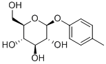 .beta.-D-글루코피라노사이드,4-메틸페닐 구조식 이미지