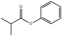 ISOBUTYRIC ACID PHENYL ESTER Structure