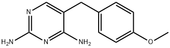 2,4-Diamino-5-(4-methoxybenzyl)pyrimidine Structure