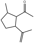 Ethanone, 1-[2-methyl-5-(1-methylethenyl)cyclopentyl]- (9CI) 구조식 이미지