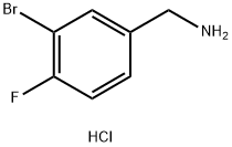 3-BROMO-4-FLUOROBENZYLAMINE HYDROCHLORIDE Structure