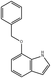 7-Benzyloxyindole 구조식 이미지