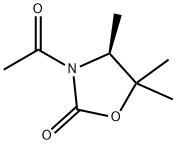 2-옥사졸리디논,3-아세틸-4,5,5-트리메틸-,(S)-(9CI) 구조식 이미지