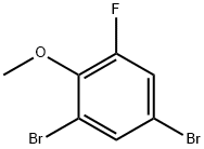2,4-DIBROMO-6-FLUOROANISOLE Structure