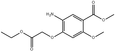 METHYL 3-AMINO-4-(2-METHOXY-2-OXOETHOXY)BENZOATE Structure