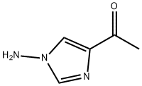 에타논,1-(1-아미노-1H-이미다졸-4-일)- 구조식 이미지