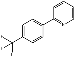 2-(4-TRIFLUOROMETHYLPHENYL)PYRIDINE 구조식 이미지