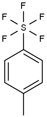 4-Methylphenylsulphur pentafluoride Structure
