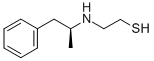 2-(d-alpha-Methylphenethylamino)ethanethiol Structure