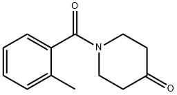 1-(2-methylbenzoyl)piperidin-4-one Structure