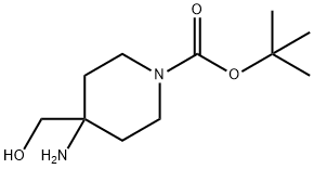 1-BOC-4-AMINO-PIPERIDINE-4-METHANOL Structure