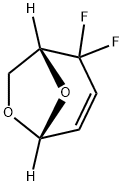 6,8-Dioxabicyclo[3.2.1]oct-3-ene,2,2-difluoro-,(1R)-(9CI) 구조식 이미지