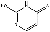 4(3H)-피리미딘티온,2-하이드록시-(9CI) 구조식 이미지