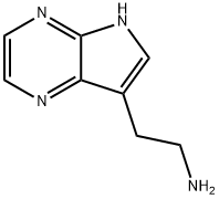 2-(5H-PYRROLO[2,3-B]PYRAZIN-7-YL)ETHANAMINE 구조식 이미지