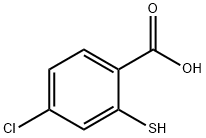 4-Chloro-2-mercaptobenzoic acid Structure