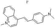 1-메틸-4-P-디메틸아미노-스티릴-퀴놀리늄-요오드화물 구조식 이미지