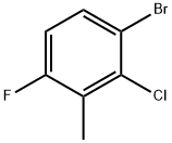 3-BROMO-2-CHLORO-6-FLUOROTOLUENE Structure