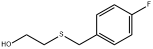 2-[(4-FLUOROBENZYL)THIO]ETHANOL Structure