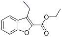 2-Benzofurancarboxylic acid, 3-ethyl-, ethyl ester Structure