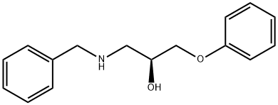 (S)-(-)-1-BENZYLAMINO-3-PHENOXY-2-PROPANOL 구조식 이미지