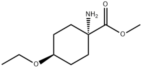 사이클로헥산카복실산,1-아미노-4-에톡시-,메틸에스테르,시스-(9CI) 구조식 이미지