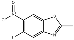 벤조티아졸,5-플루오로-2-메틸-6-니트로-(9CI) 구조식 이미지