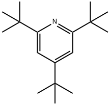 2,4,6-트리-터셔리-부틸피리딘 구조식 이미지