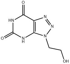 3-(2-Hydroxyethyl)-3H-1,2,3-triazolo[4,5-d]pyrimidine-5,7(4H,6H)-dione Structure