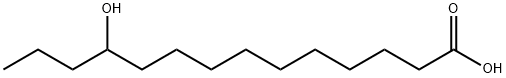 11-hydroxytetradecanoic acid Structure