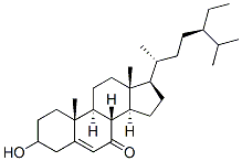 3-hydroxystigmast-5-en-7-one Structure