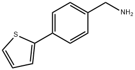 4-(2-THIENYL)BENZYLAMINE Structure