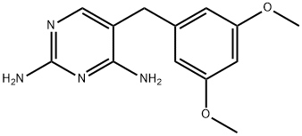 5-[(3,5-dimethoxyphenyl)methyl]pyrimidine-2,4-diamine Structure
