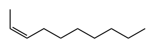 CIS-2-DECENE Structure