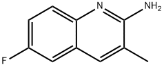 2-AMINO-6-FLUORO-3-METHYLQUINOLINE Structure