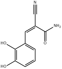 2-Propenamide, 2-cyano-3-(2,3-dihydroxyphenyl)-, (Z)- (9CI) Structure