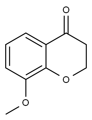 8-Methoxy-4-chromanone 구조식 이미지