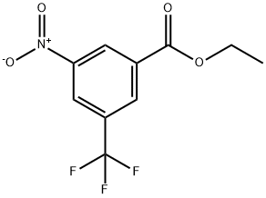 3-Nitro-5-trifluoromethyl-benzoicacidethylester 구조식 이미지