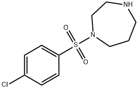 1-(4-Chlorophenylsulfonyl)hoMopiperazine, 95% 구조식 이미지