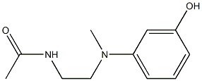 N-(2-{[(3-hydroxyphenyl)methyl]amino}ethyl)acetamide Structure