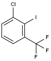 3-CHLORO-2-IODOBENZOTRIFLUORIDE Structure