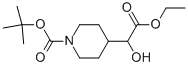 1-BOC-4-(ETHOXYCARBONYL-HYDROXY-METHYL)-PIPERIDINE Structure