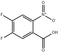 4,5-Difluoro-2-nitrobenzoic acid 구조식 이미지